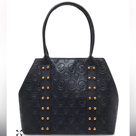 Betsey Johnson Skull Boss Trap Tote NWT